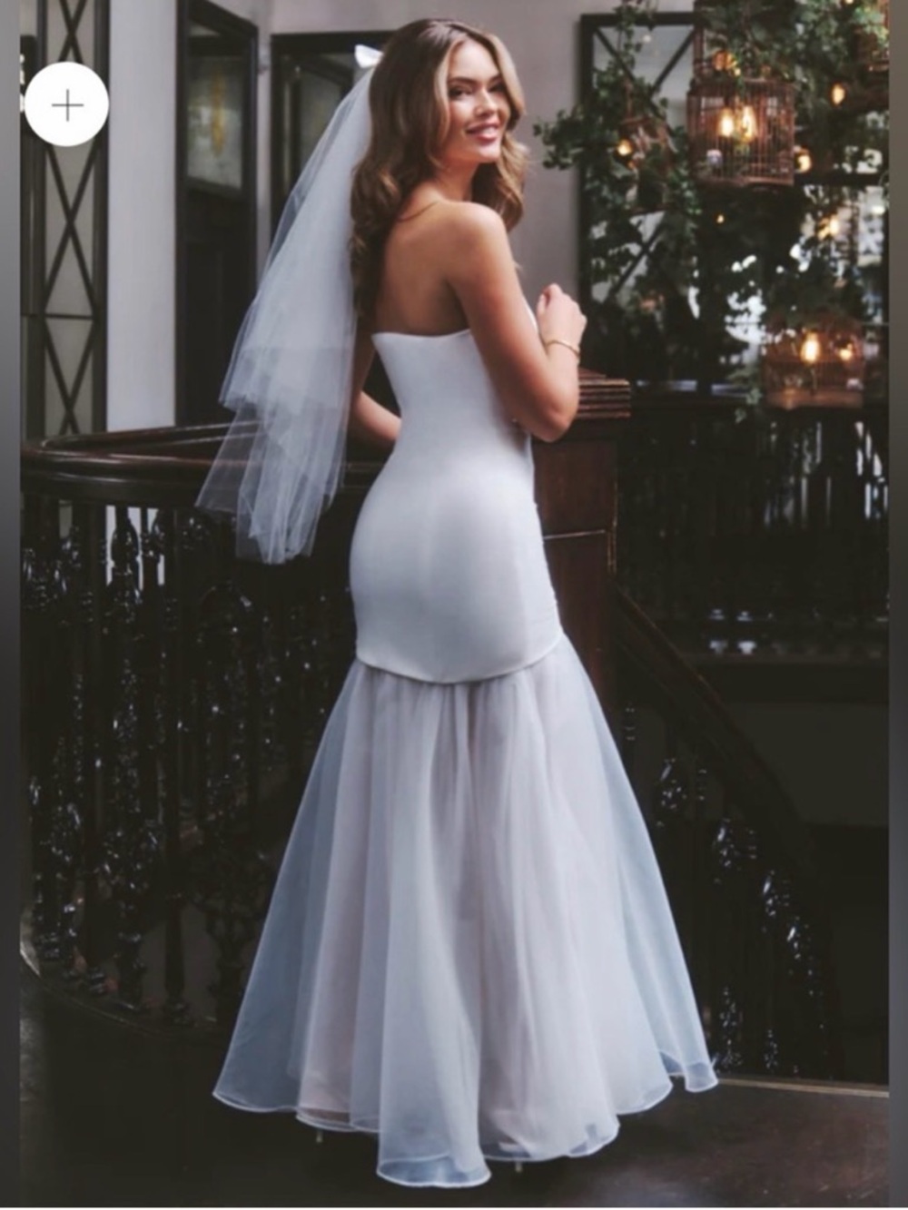 Six Stories EMILIA Bandeau Drop Waist Maxi Dress – White size 4